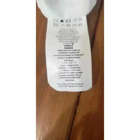 Michael Kors ruffled off the shoulder midi dress cotton size large - Picture 5 of 5